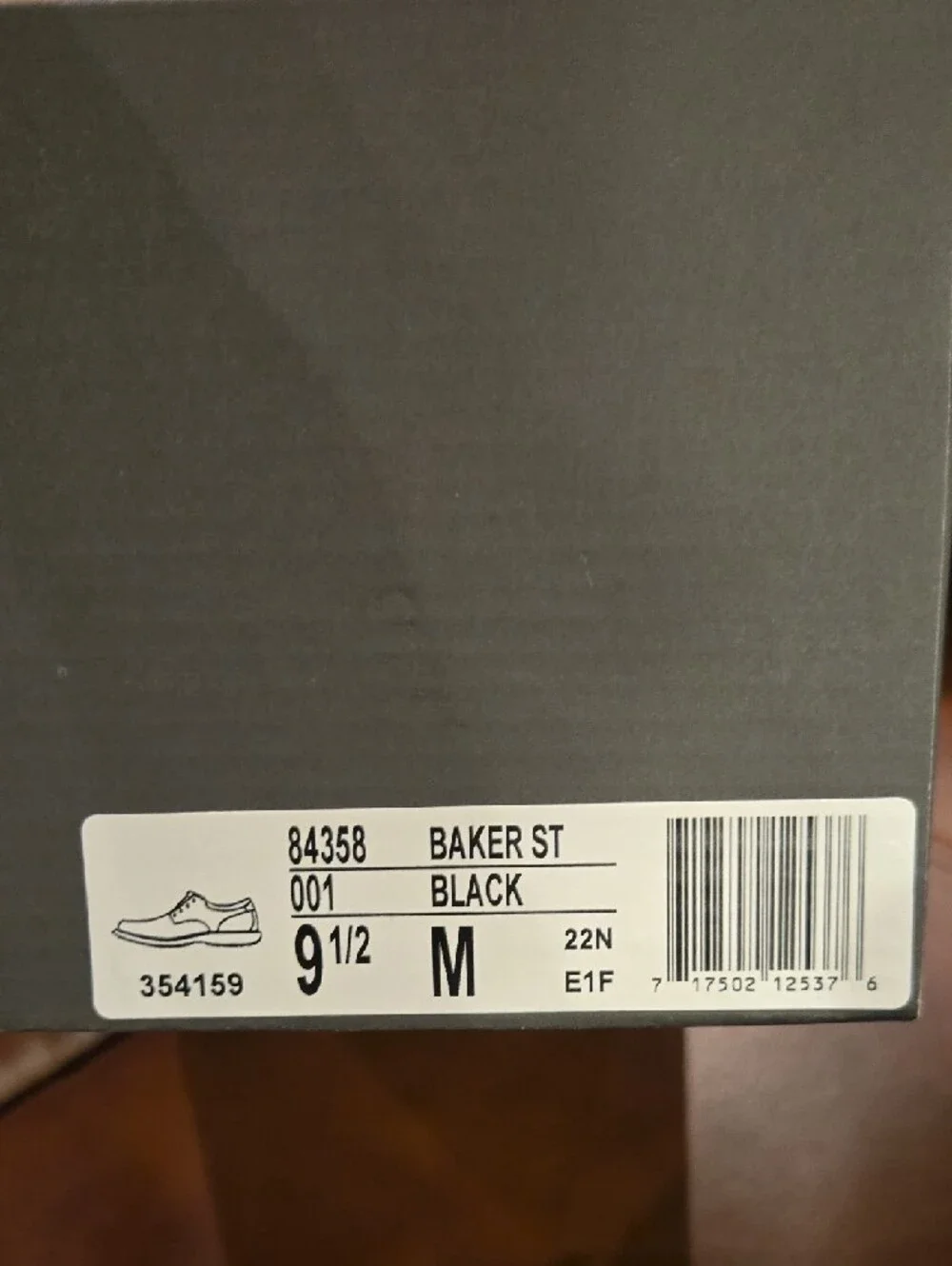 Nunn Bush Black Patent Leather Lace-Up Oxfords